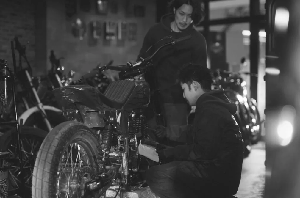 ランプサイクル　店内の様子１